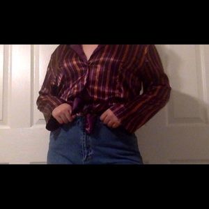 Silky Button Up Shirt